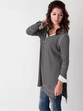 RARE- Free People Drippy Henley Top - Brand New With Tags